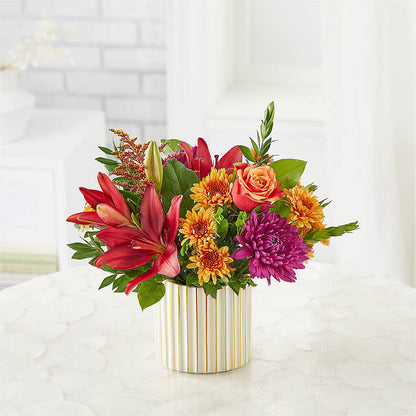 Burgundy Landscape Bouquet – VERL'S CREATION FLORIST, Dallas TX