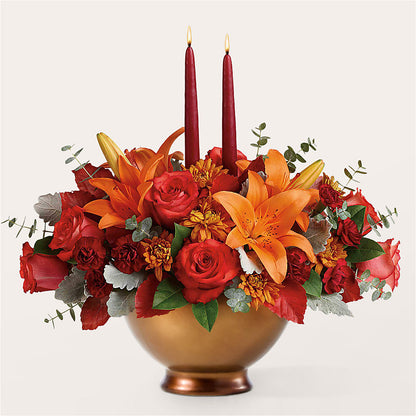 Fruits of Fall Centerpiece – VERL'S CREATION FLORIST, Dallas TX