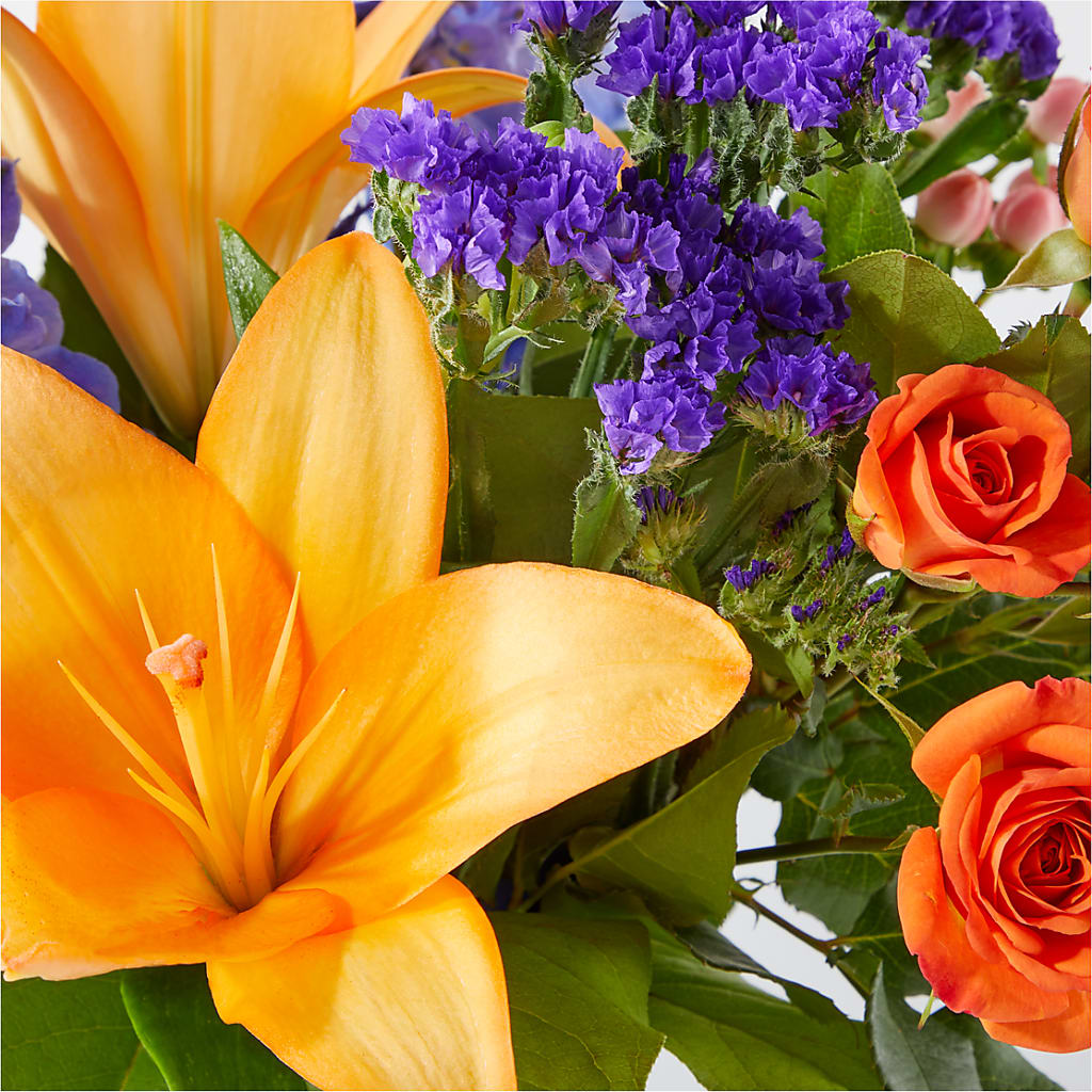 Radiant Citrus Bouquet – VERL'S CREATION FLORIST, Dallas TX