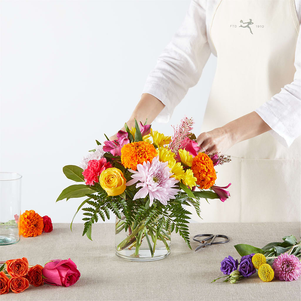 Feast of Color – A Florist Original – VERL'S CREATION FLORIST, Dallas TX