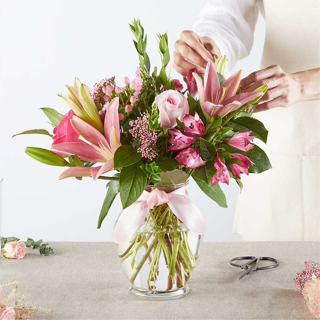 Pink Ribbon - A Florist Original – VERL'S CREATION FLORIST, Dallas TX