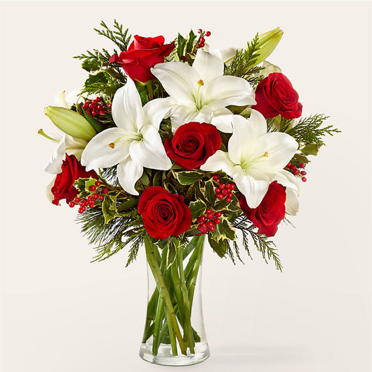 Sparkling Snowflakes Bouquet – VERL'S CREATION FLORIST, Dallas TX