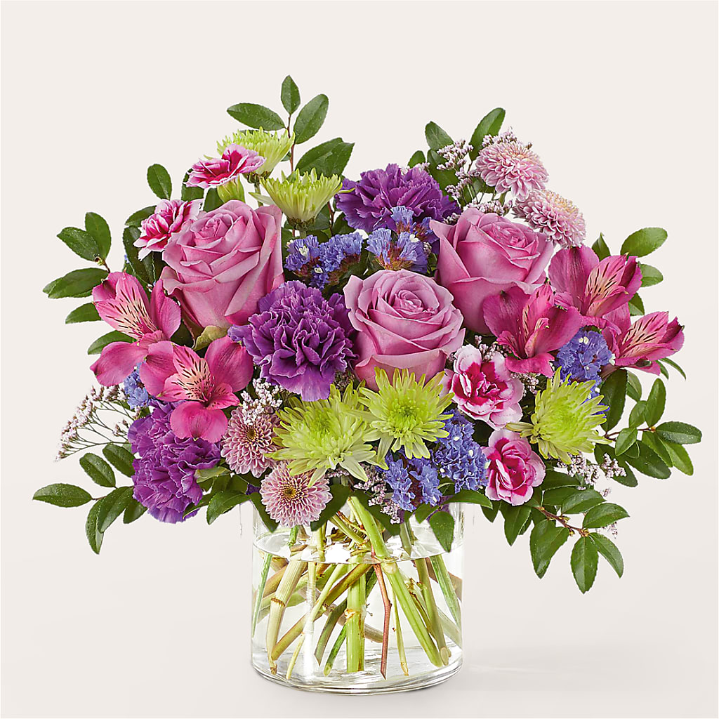 Glass Half Full Bouquet – VERL'S CREATION FLORIST, Dallas TX