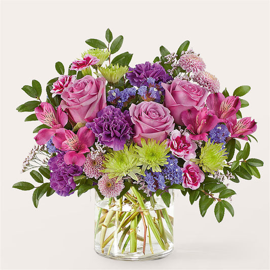 Glass Half Full Bouquet – VERL'S CREATION FLORIST, Dallas TX