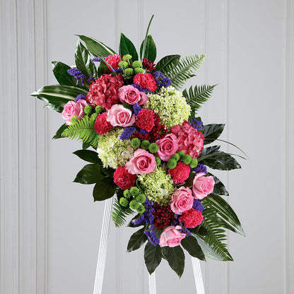Refreshing Mix Standing Spray – VERL'S CREATION FLORIST, Dallas TX