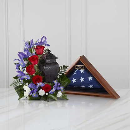 Patriotic Tribute Arrangement – VERL'S CREATION FLORIST, Dallas TX