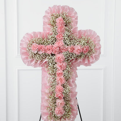 Angel's Cross Easel – VERL'S CREATION FLORIST, Dallas TX