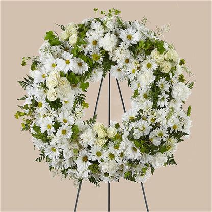 Faithful Wishes Wreath – VERL'S CREATION FLORIST, Dallas TX