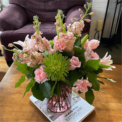 Pretty in Pink Bouquet – VERL'S CREATION FLORIST, Dallas TX