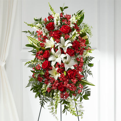 Everlasting Memory Standing Spray – VERL'S CREATION FLORIST, Dallas TX