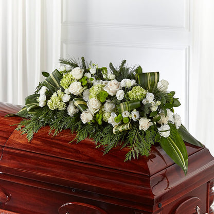 Hopeful Gesture Casket Spray – VERL'S CREATION FLORIST, Dallas TX