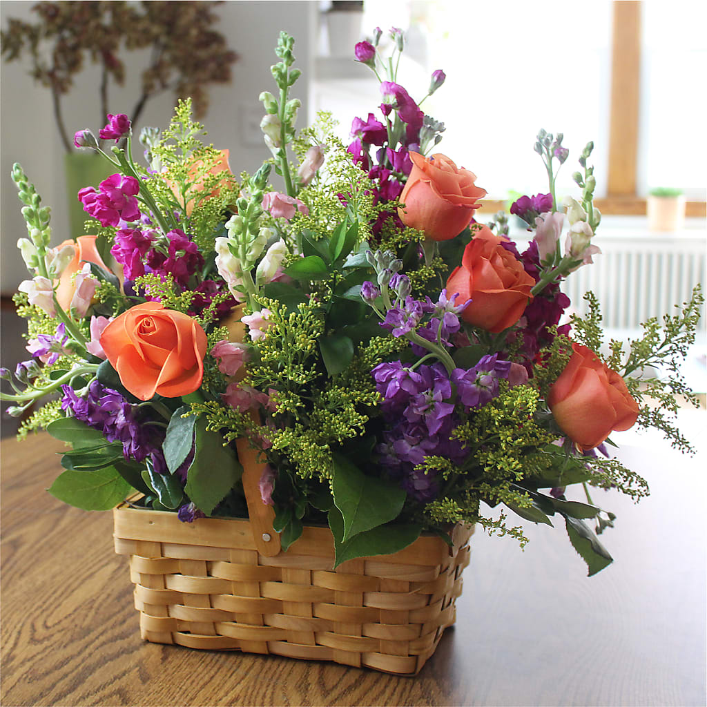 Garden of Life Basket – VERL'S CREATION FLORIST, Dallas TX