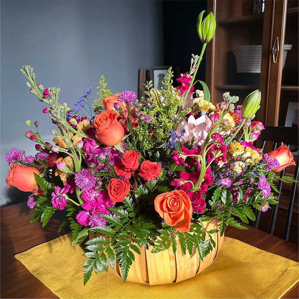 Garden of Life Basket – VERL'S CREATION FLORIST, Dallas TX
