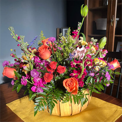 Garden of Life Basket – VERL'S CREATION FLORIST, Dallas TX