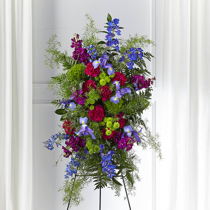 Heavenly Skies Standing Spray – VERL'S CREATION FLORIST, Dallas TX