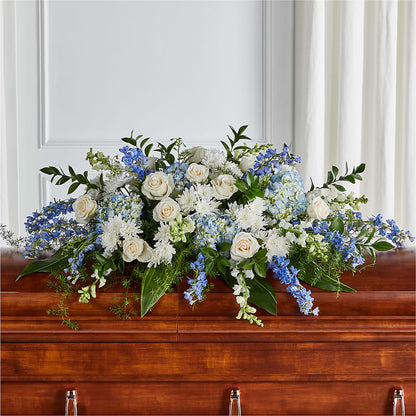 Timeless Essence Casket Spray – VERL'S CREATION FLORIST, Dallas TX