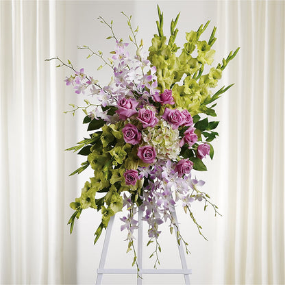Lasting Legacy Standing Spray – VERL'S CREATION FLORIST, Dallas TX