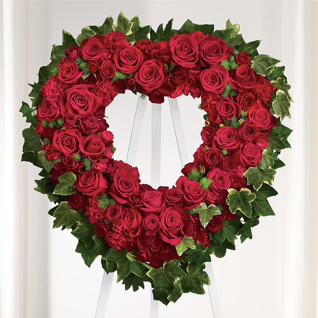Wholehearted Standing Spray – VERL'S CREATION FLORIST, Dallas TX