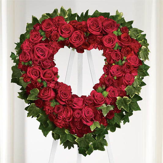 Wholehearted Standing Spray – VERL'S CREATION FLORIST, Dallas TX
