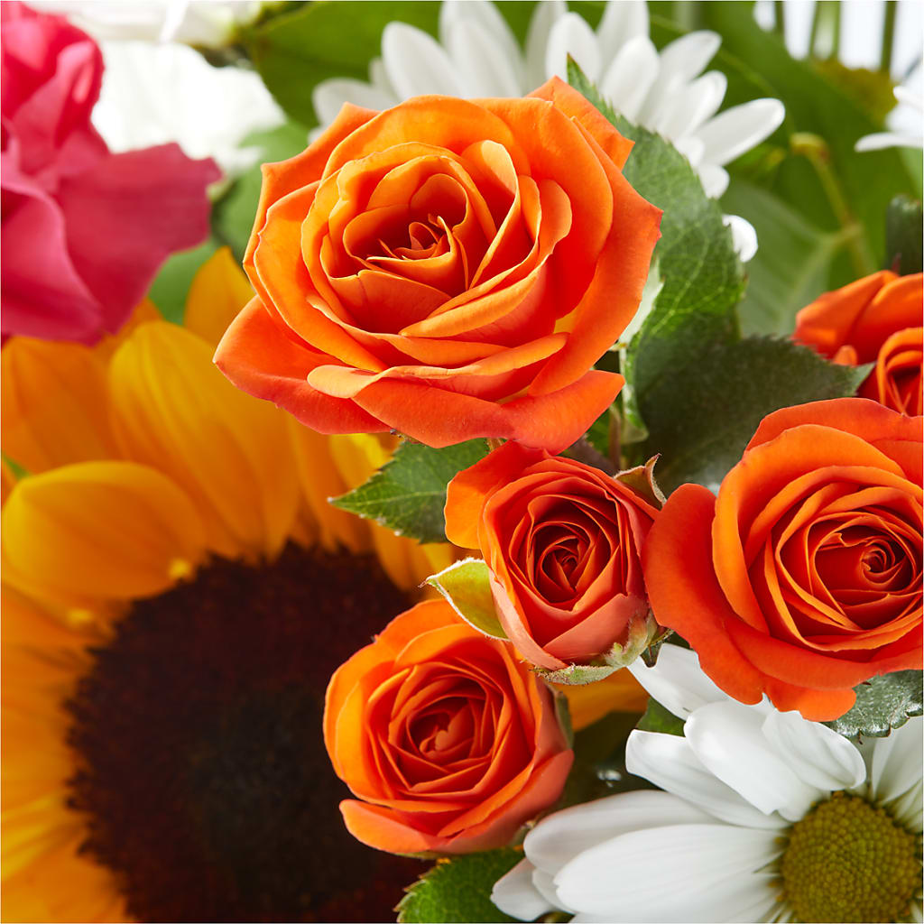 Sun-drenched Blooms Bouquet – VERL'S CREATION FLORIST, Dallas TX