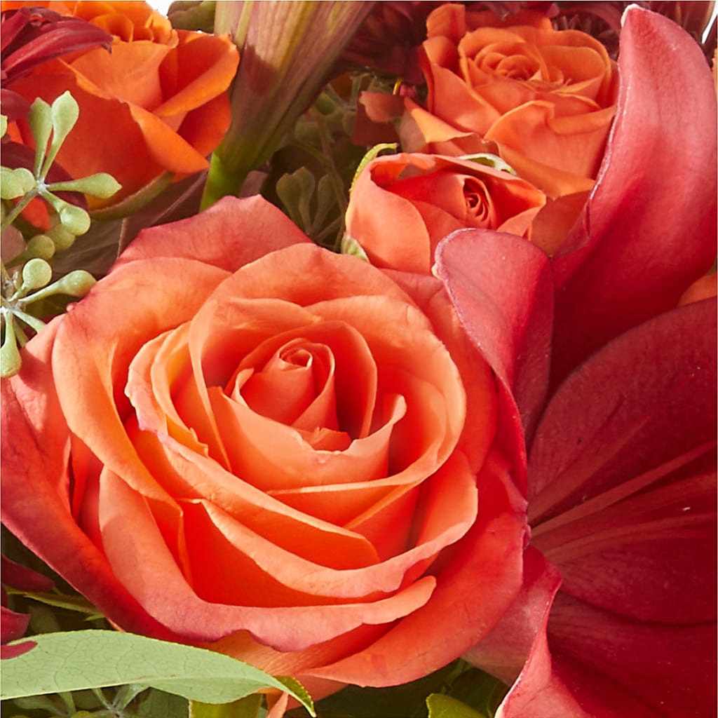Crimson Leaves Bouquet – VERL'S CREATION FLORIST, Dallas TX