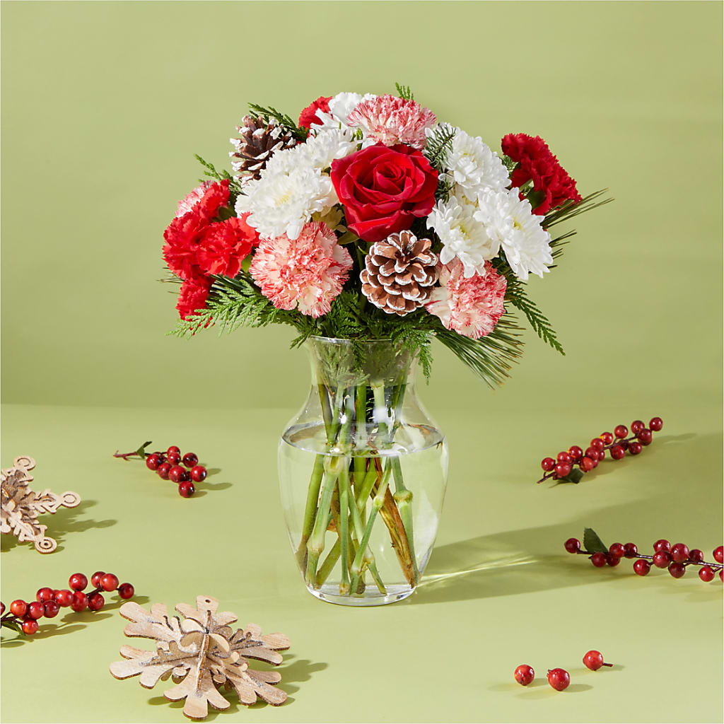 Candy Cane Lane Bouquet – VERL'S CREATION FLORIST, Dallas TX