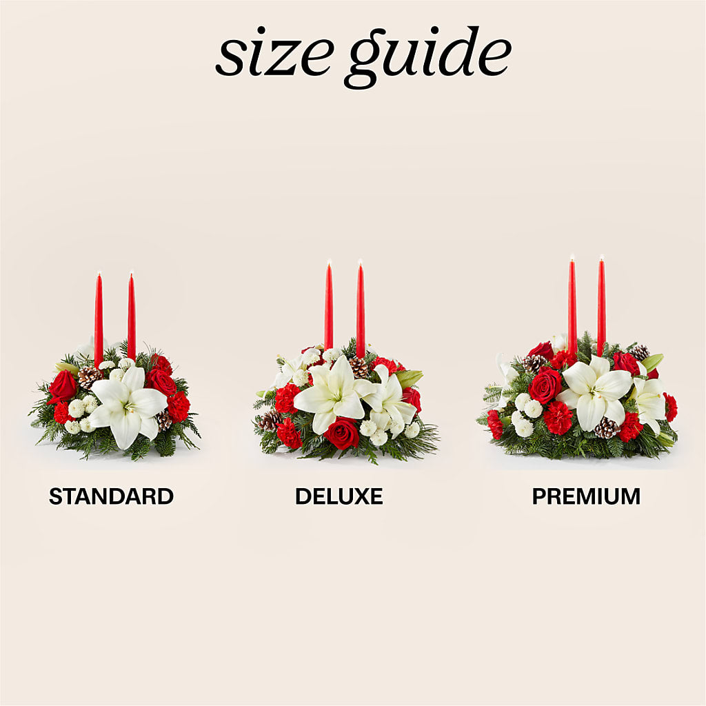 Seasonal Festivities Centerpiece – VERL'S CREATION FLORIST, Dallas TX
