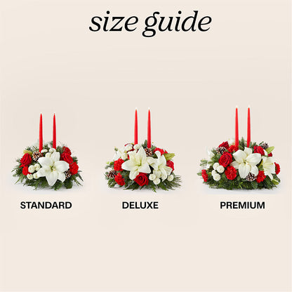 Seasonal Festivities Centerpiece – VERL'S CREATION FLORIST, Dallas TX