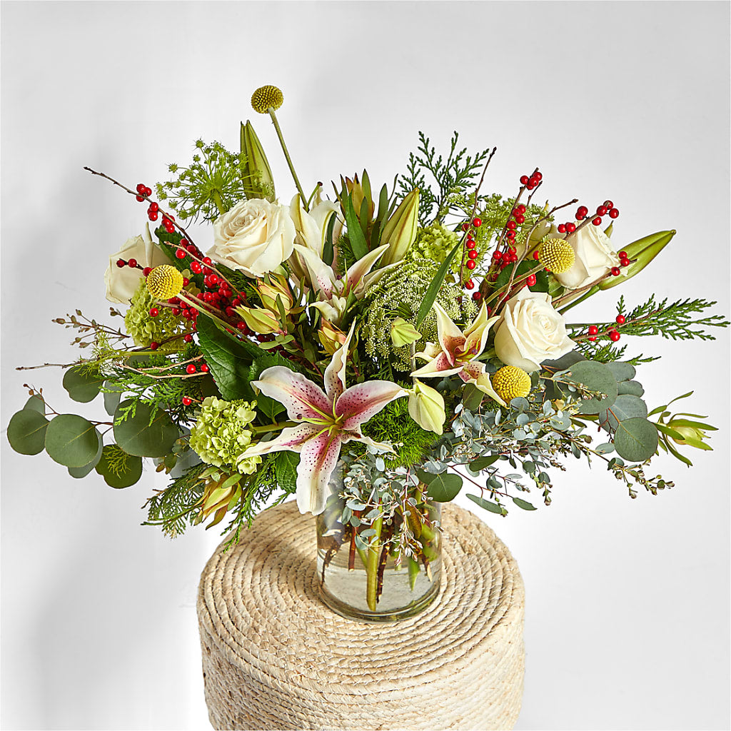 Berry & Bright Bouquet – VERL'S CREATION FLORIST, Dallas TX