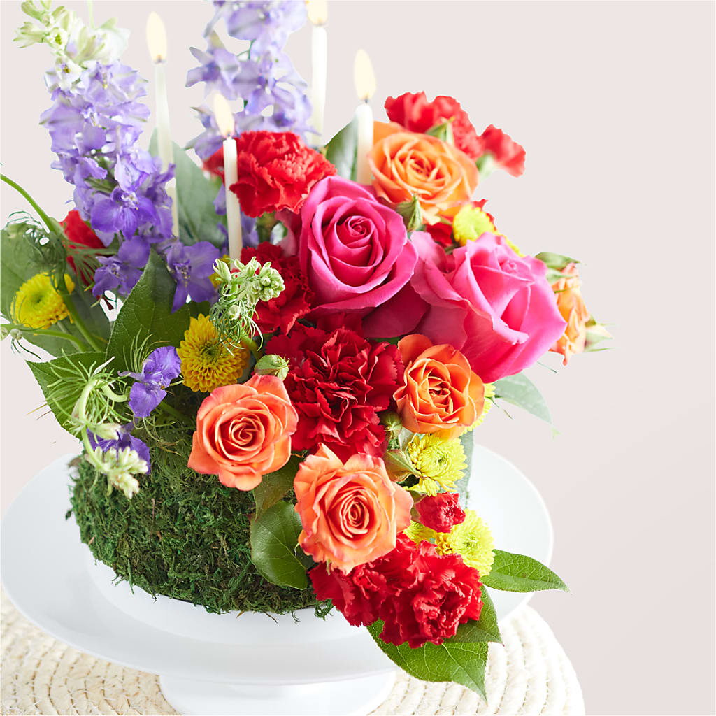 Best Year Yet Floral Cake – VERL'S CREATION FLORIST, Dallas TX