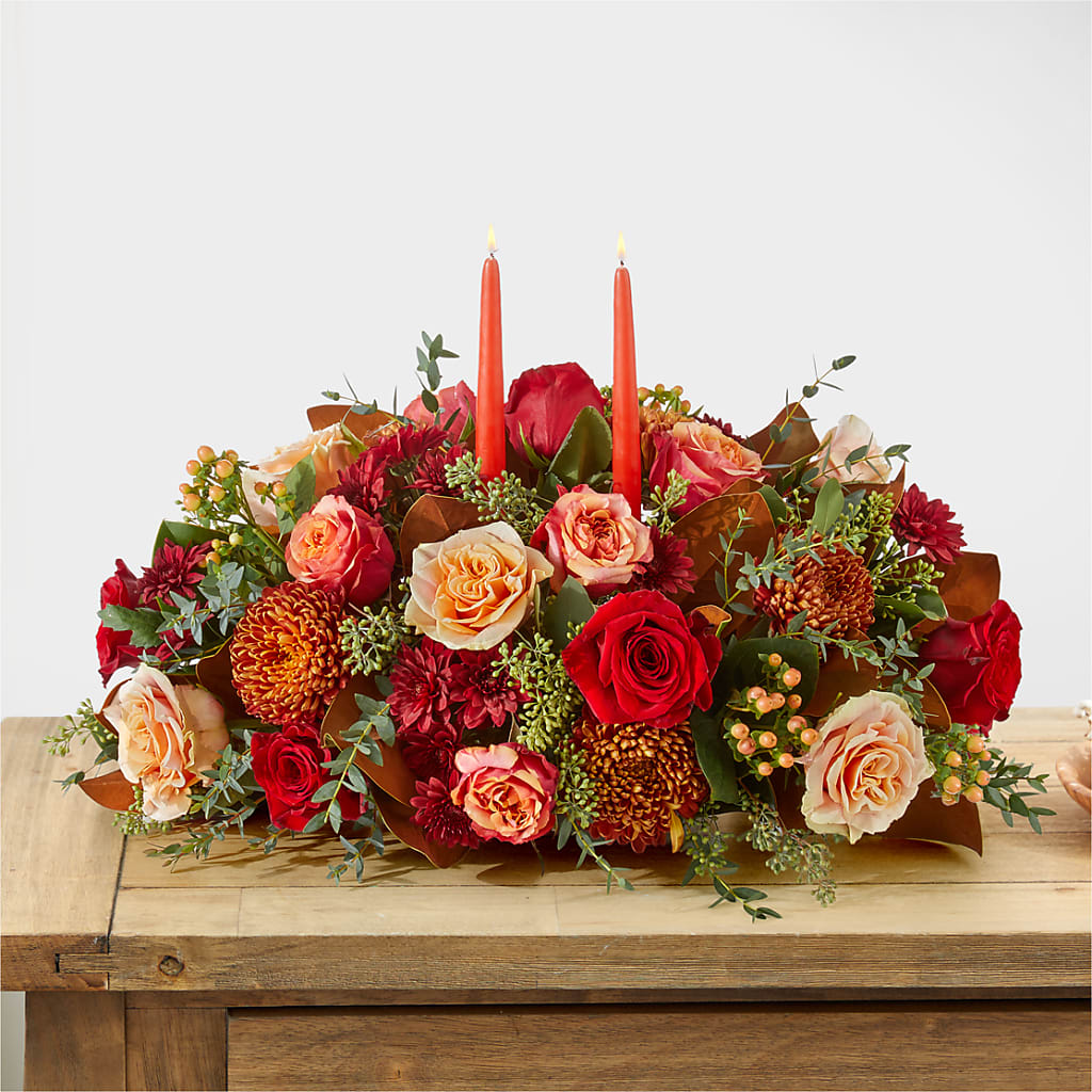 Gather Near Centerpiece – VERL'S CREATION FLORIST, Dallas TX