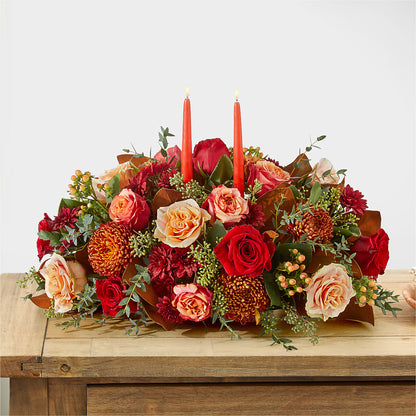 Gather Near Centerpiece – VERL'S CREATION FLORIST, Dallas TX
