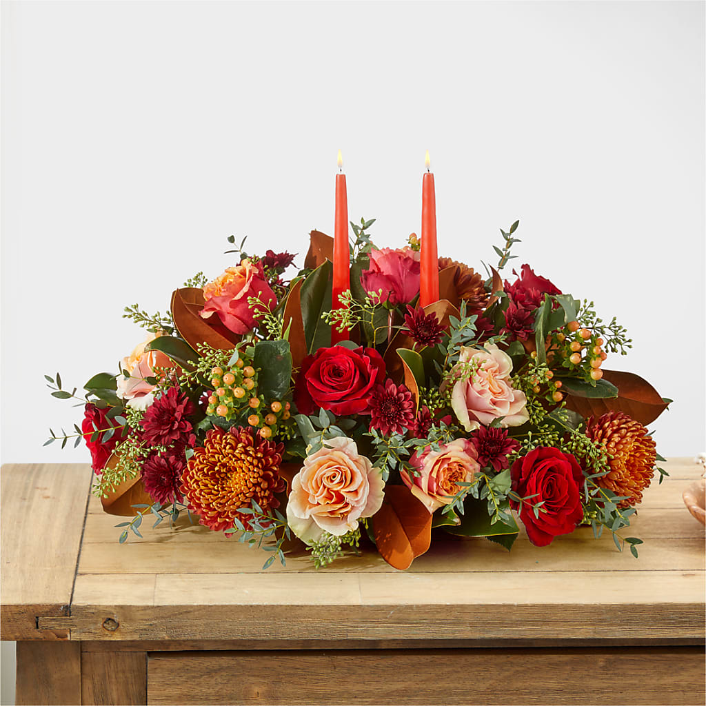 Gather Near Centerpiece – VERL'S CREATION FLORIST, Dallas TX