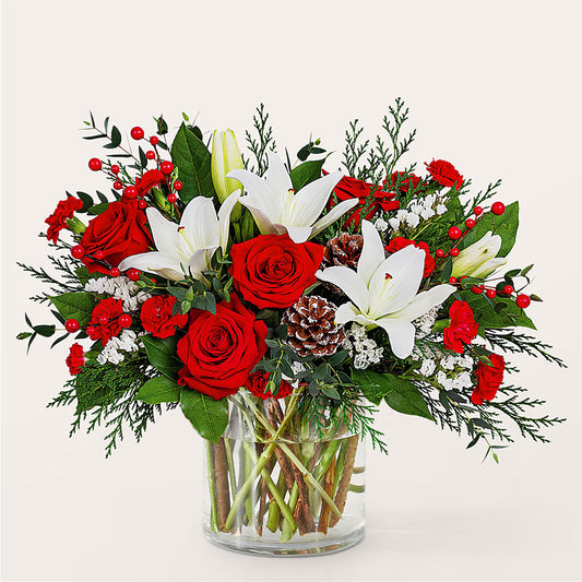 Best in Snow Bouquet – VERL'S CREATION FLORIST, Dallas TX
