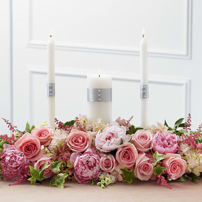 Worldwide Romance Unity Candle Arrangement – VERL'S CREATION FLORIST, Dallas TX